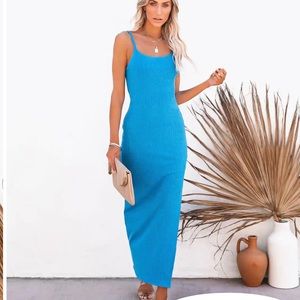 Vici Blue Midi Dress